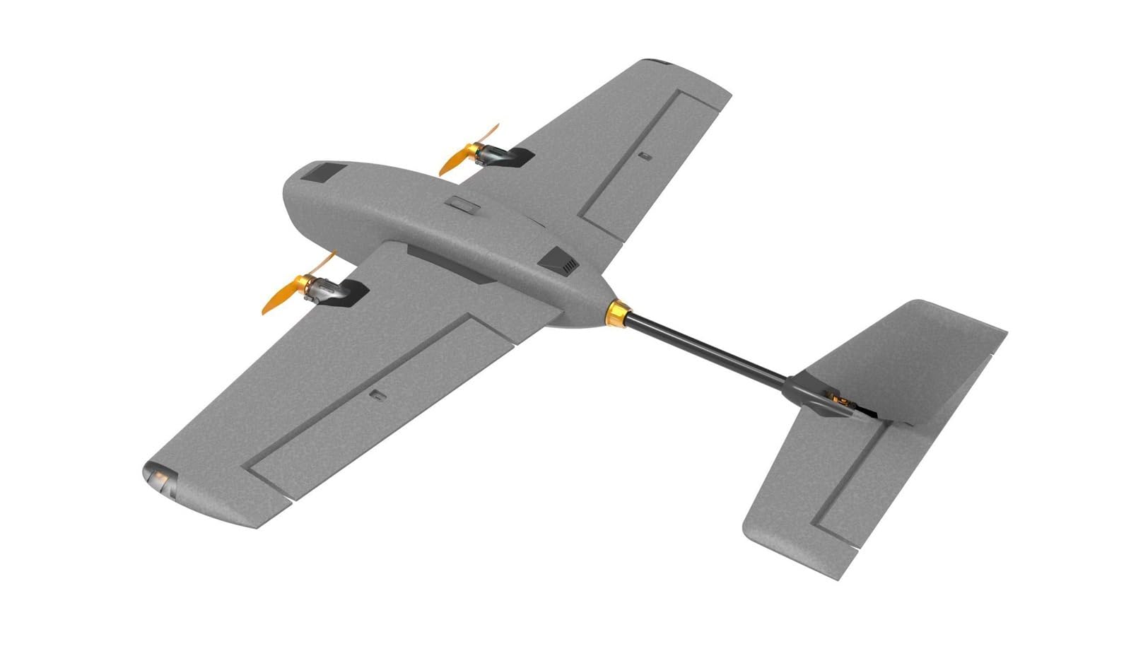 IWBR RC Ranger T-1 samolot FPV 730MM rozpiętość skrzydeł EPP podwójny silnik samolot zestaw ze szkieletem/PNP PRO dla HD Digital Vista VTX (Color : KIT White)