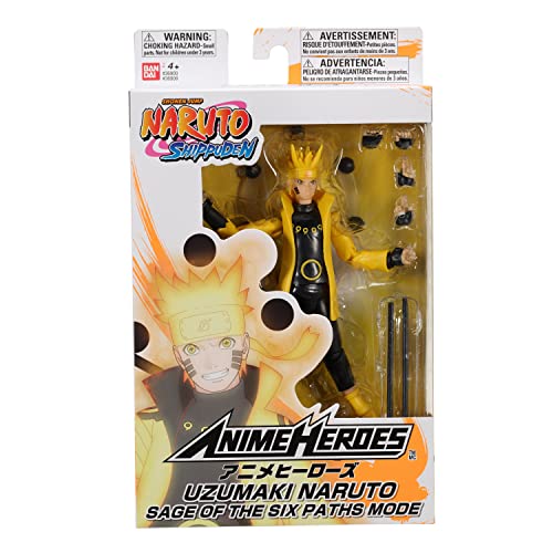 ANIME HEROES Naruto Uzumaki Naruto Sage of Six Paths Mode Figure,Naruto Sage Six Paths Mode,36908 - Image 6