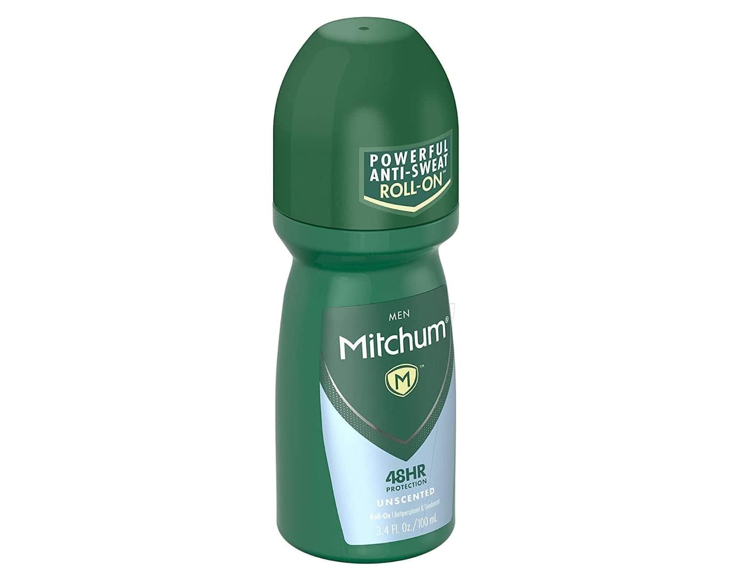 Mitchum Męski dezodorant w kulce dla mężczyzn, bezzapachowy, 100 ml (3 sztuki)