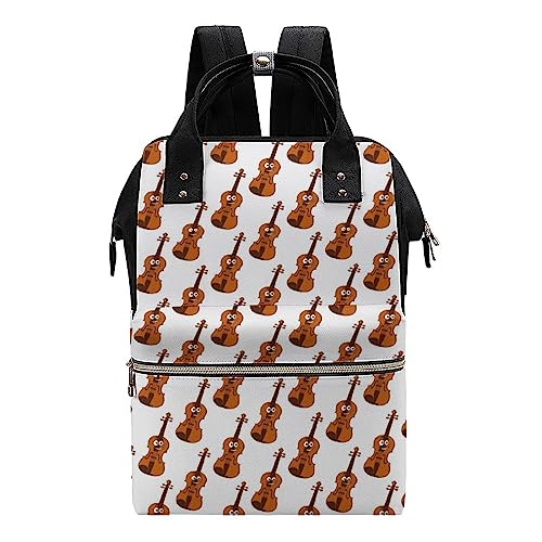 Cartoon-Violin-Diaper-Bag-Portable-Backpack-Mommy-Bag-Travel-Shoulder-Daypack-for-Outdoor-Working-Beach