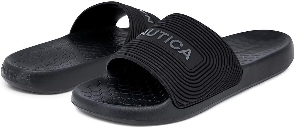 Nautica Men's Slip-On Slide Sandals