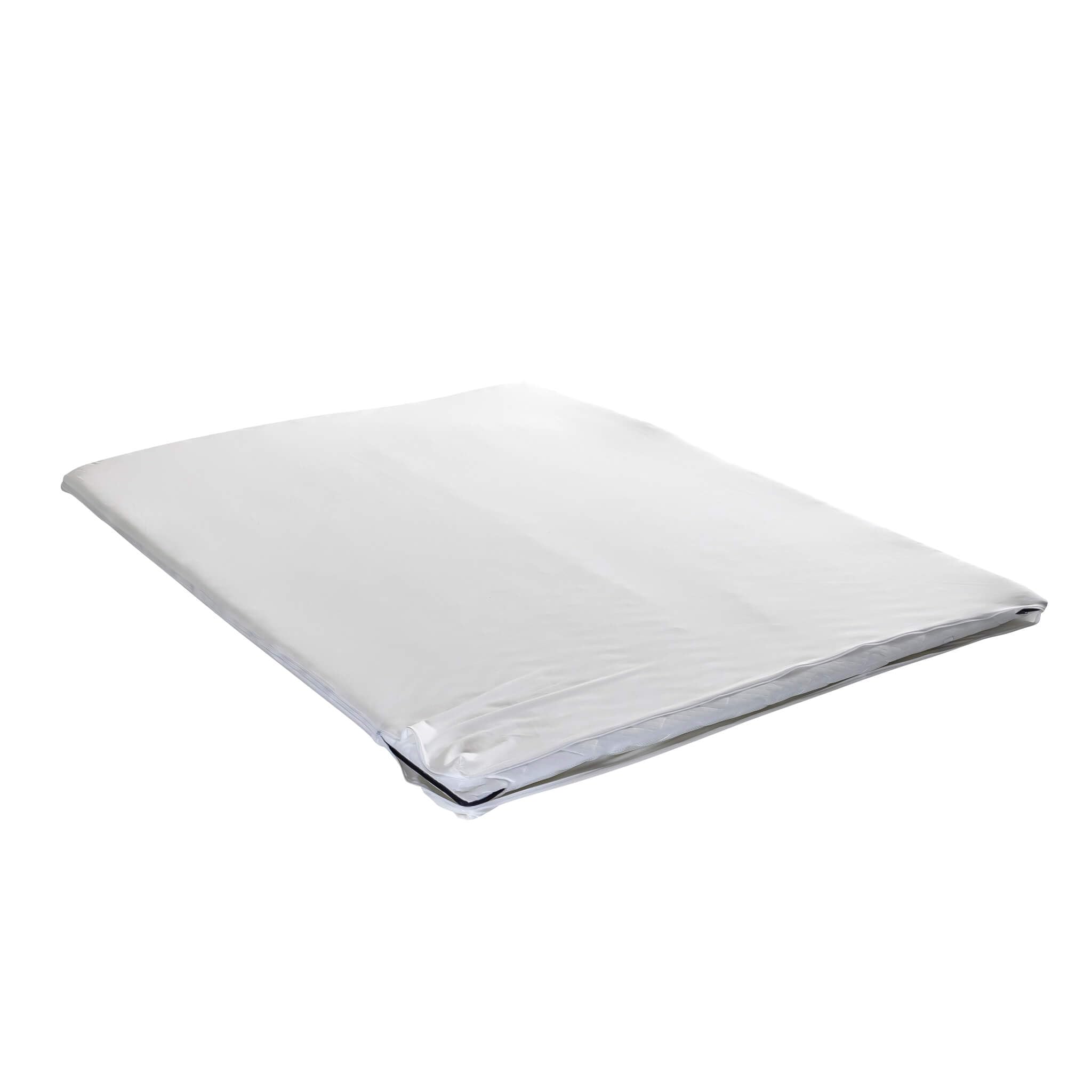 Housse surmatelas Jersey Blanc 100% Coton Extensible 140x190