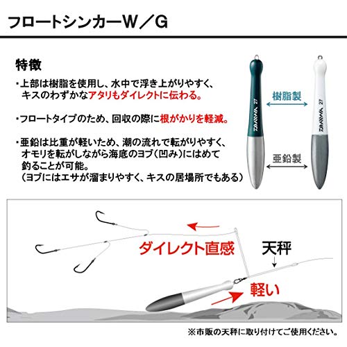 ダイワ(DAIWA) フロートシンカーW 20号 931533 2枚目