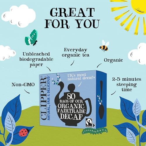 Clipper Natural, Fair & Delicious Clipper Tea, Organic Decaf, Plant-Based, Decaffeinated Black Tea thumb #1
