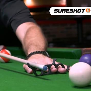 Sureshot Billiard Mechanical Bridge for Billiards, Hand Held Pool Bridge, Billiards Pool Cue Accessory, The First Ever Handheld Snooker Accessory That Perfects Every Shot!