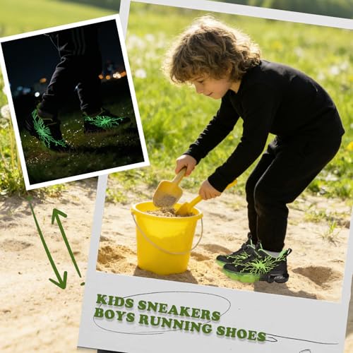 Image of VITUOFLY Boys Girls Sneakers Kids Mesh Lightweight Running Tennis Shoes