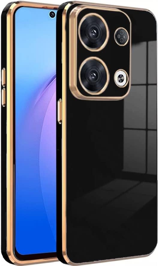 Erams Online for Motorola Moto Edge 50 Pro 5G Plating Square Gold Frame Phone Case Luxury Soft Silicone Back Cover (for Motorola Moto Edge 50 Pro 5G (Blue) (B0D8GYNB76) Amazon Price History, Amazon Price Tracker