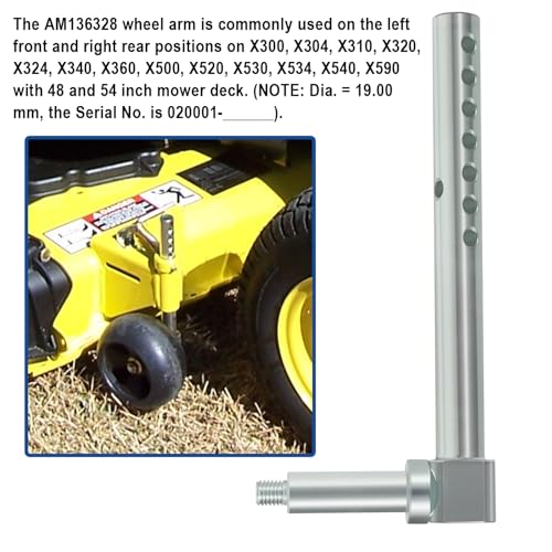 AM136328 Wheel Arm Parts For JD X300 X320 X324 X340 X540 X590 Mower Deck by Hihitomorrow - Used condition - Image 5