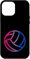 Vista 1 de iPhone 14 Pro Max Volleyball Bisexual Pride Bi LGBTQ LGBT Gay Pride Subtle Case