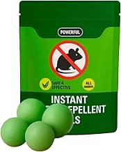 Rat Repellent Balls Pack of 10 | Anti Rodent & Pest Control Tablets | Effective Mouse, Cockroach & Insect Remover