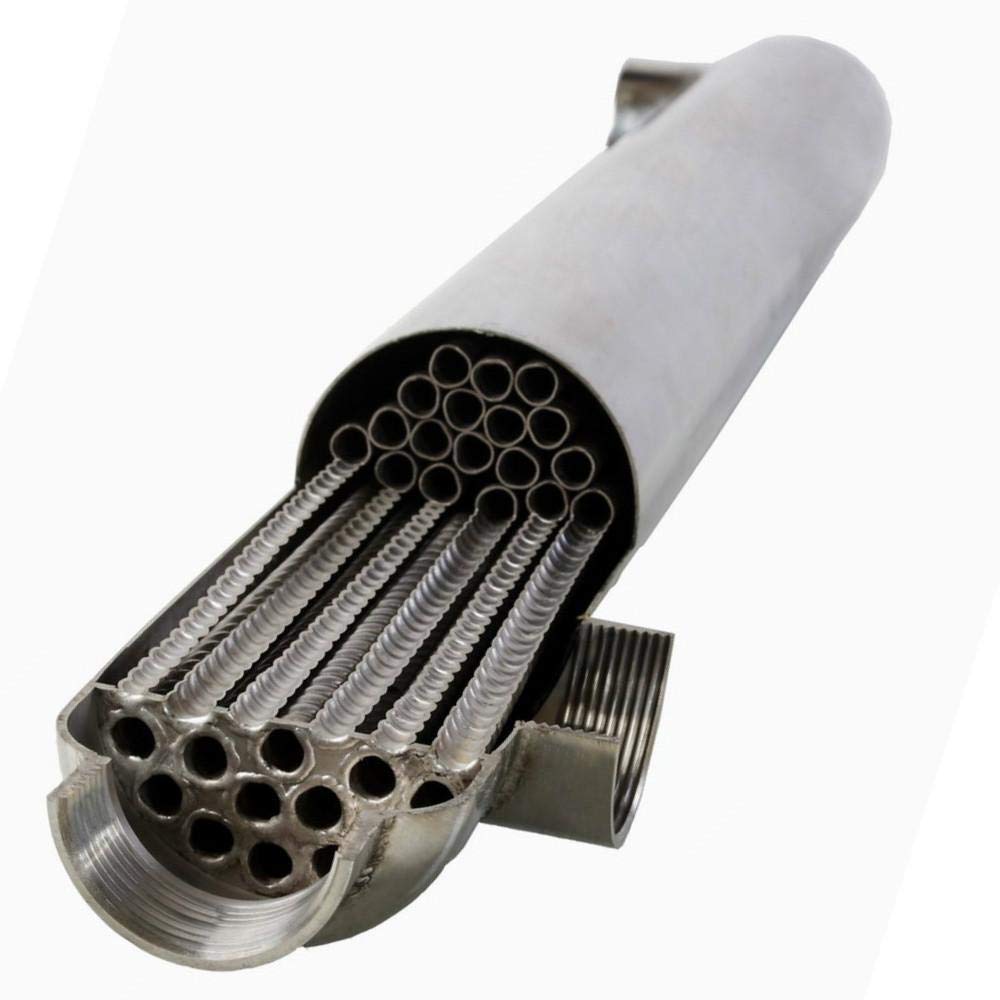 Amazon.com: AB Shell and Tube Heat Exchanger 3600kBtu Stainless Steel 316L  Opposite Side Ports 4 u0026 2 1/2 FPT for Pool/Steam/District Heating,  Industrial Process, Desalination and Water Treatment : Patio, Lawn u0026