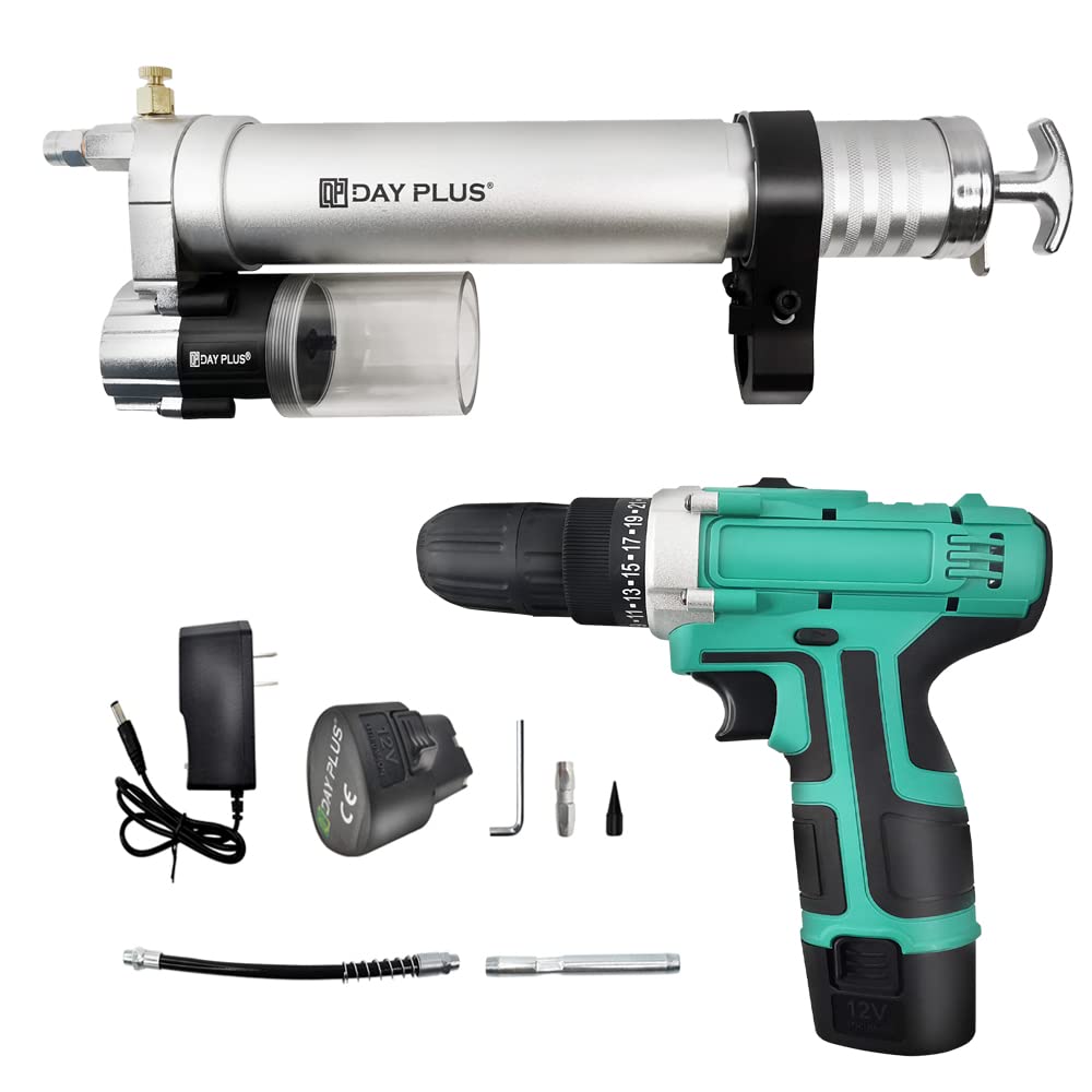 Buy Battery Powered Grease , Cordless Grease Kit, Easy to Prime with No