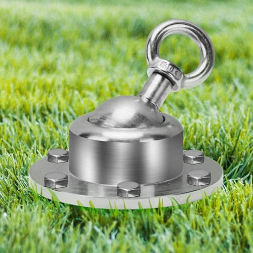 CiCixixi Hund Anlegepflöcke 360°Grad Hundeanker, Bodenanker für Hunde Abnehmbar, Edestahl Hundepfahl Nicht inkl. Hundeleine, Hund Bodenanker Erdanker für Outdoor Garten