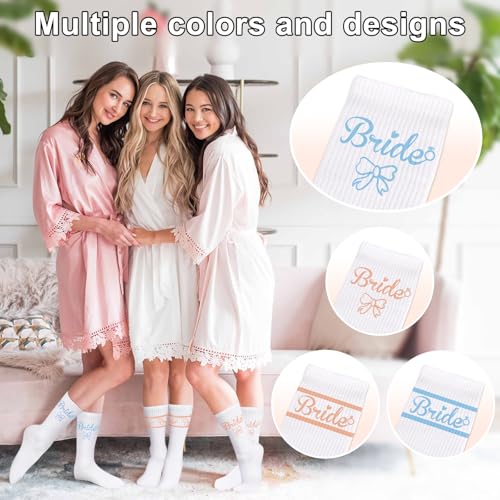 Image of Juesly Bride Gifts with Bride Socks,Wifey Socks as Bachelorette Gifts for Bride,Gifts for Wife