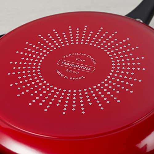 Tramontina Nonstick Fry Pan Set Aluminum 3 Pk (Red), 80156/060Ds #TOP5