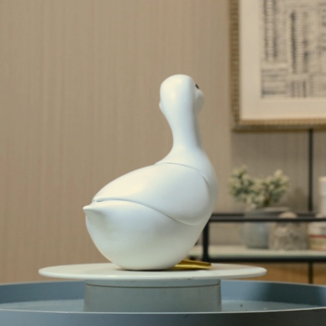 Figura Decorativa Estatua de Pato Moderna 4.7 pulg miniatura 7