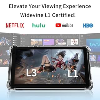 IWEGGO Android 15 Tablet with Case, 7 Inch 8GB RAM+32GB ROM/ 1TB Expandable Computer, 5MP Camera Tablets, 1.6Ghz Quad-core Processor, 3000mAH Battery Tablet PC, 5G WiFi, Games 7'' Android Laptop Black