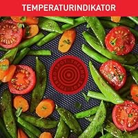 Tefal Duetto Bratpfanne 32 cm Induktion, Edelstahlpfanne mit Antihaftversiegelung, Thermo-Signal bei idealer Brattemperatur, leichte Reinigung, für alle Herdarten geeignet, A70408 – Ansicht 2