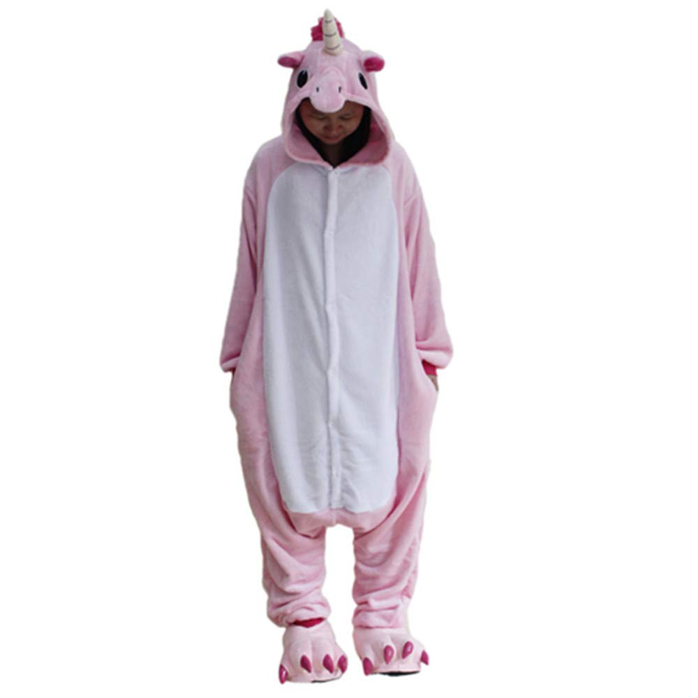 Black Sugar Combinaison Kigurimi Pyjama Grenouillère Lémurien Zèbre Requin Dinosaure Licorne Adulte Adolescent Unisexe en Peluche Doux Déguisement Carnaval Cosplay Sans Chaussons