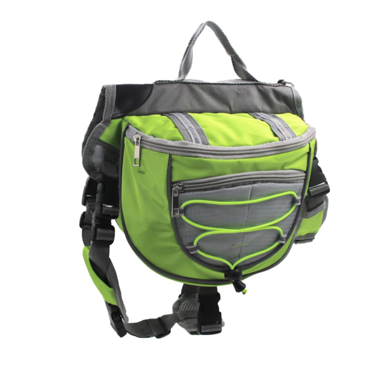 Beaupretty Super-Tough Dog Backpack to Wear Oxford Cloth Pet Saddlebag Multi-Function Harness for Hiking Camping