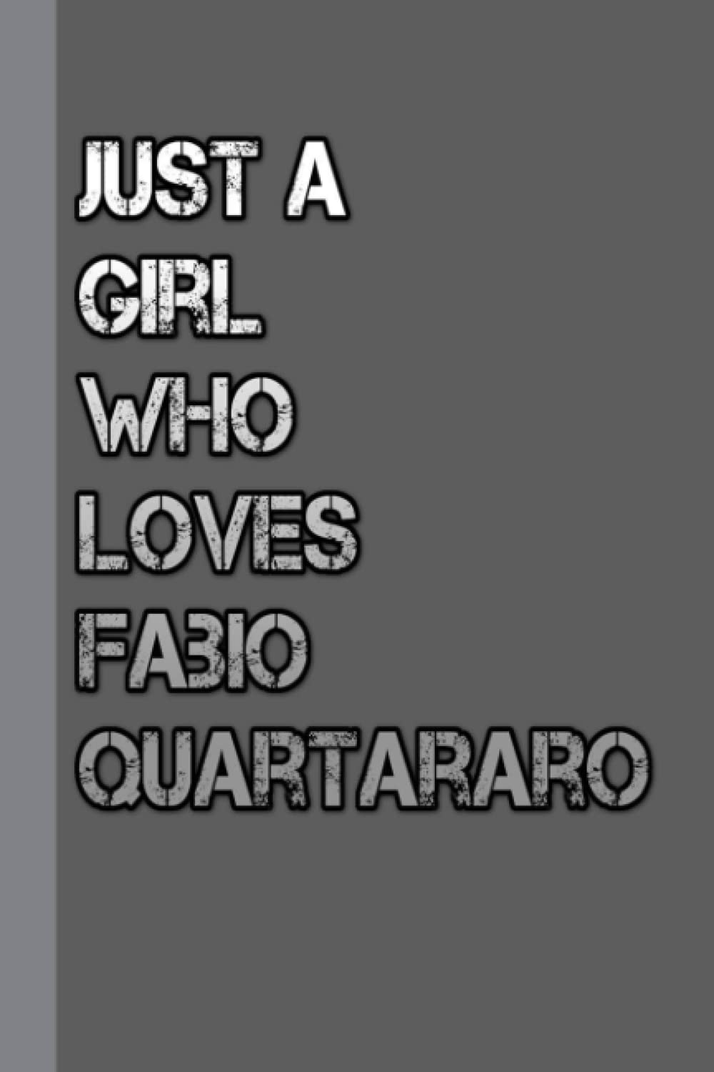 Notebook : Just a Girl Who Loves Fabio Quartararo Notebook for Writing, Scholl Notebook 100 Pages Christmas Gifts #3