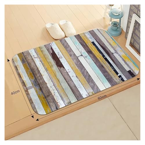 Tapis de sol entrée motif pierre solution sol propre et anti-glisse - 3