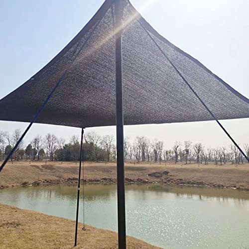 Malla de sombra negra 80% de 12x14m impermeable con ojales para patio 2