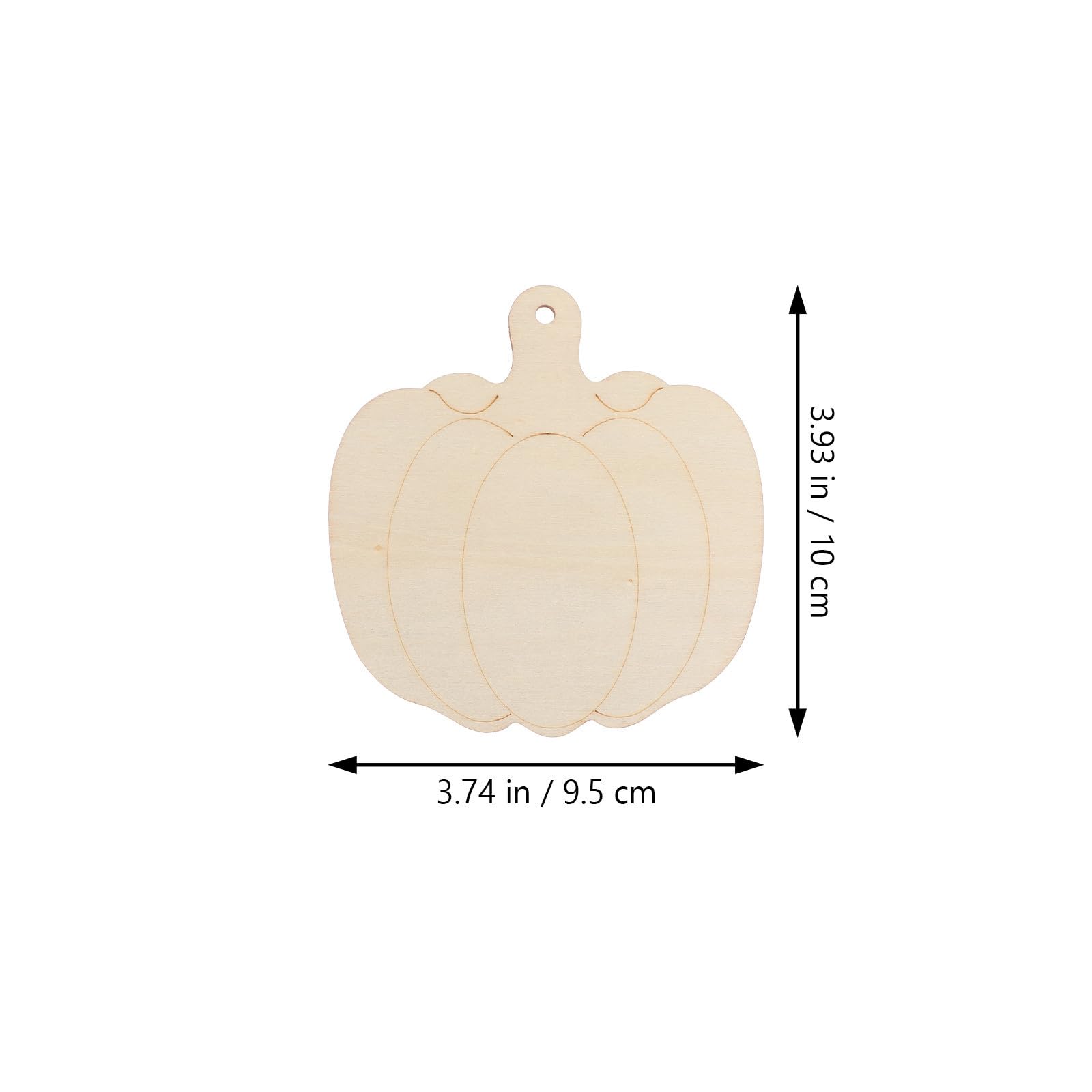 Abaodam 210 Pièces Découpe en Bois Brut Citrouille à Suspendre pour Bricolage DIY Garçon et Filles, Facile à Peindre, Légère et Décorative pour Halloween