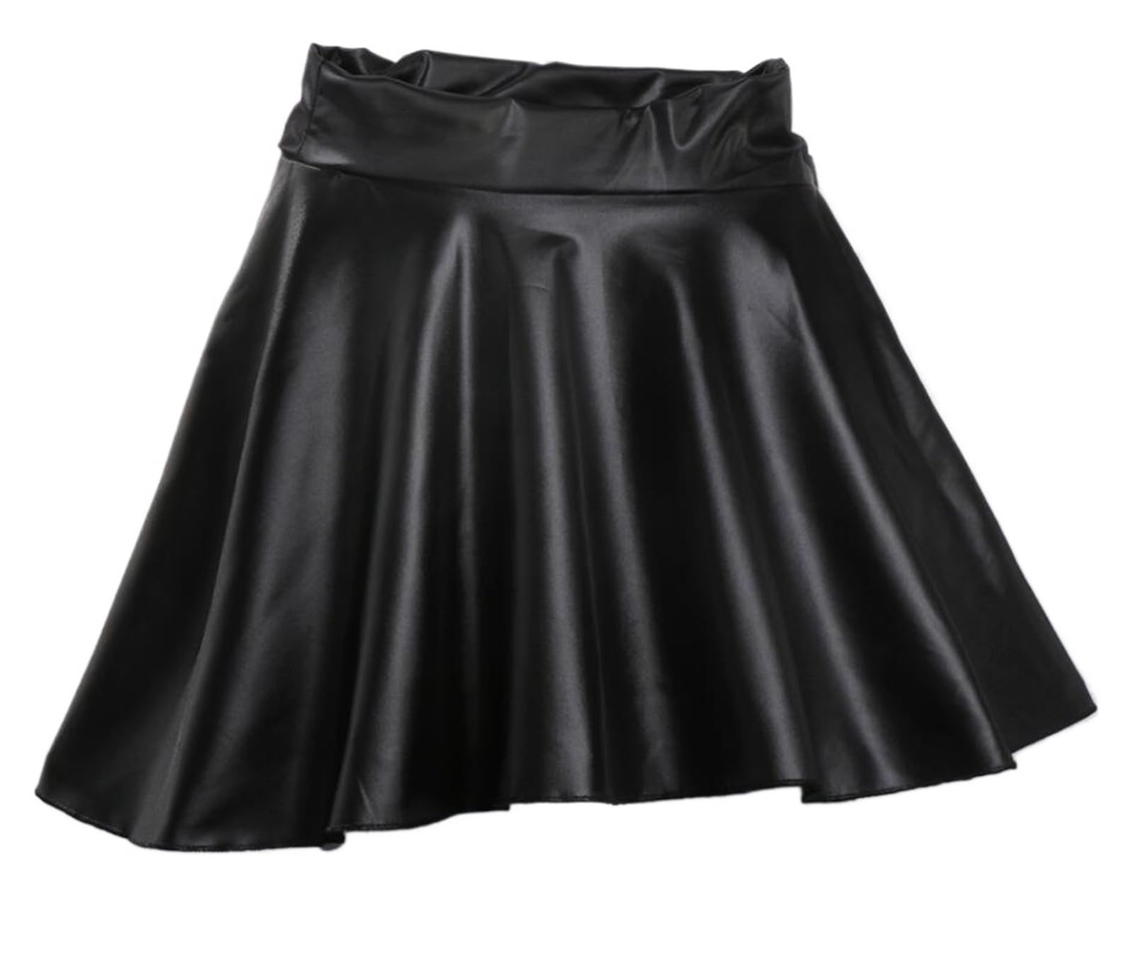 Falda De Cuero para Mujer Faldas Sexis de Piel sintética for Mujer, Minifalda Corta elástica Cintura Alta para Mujer