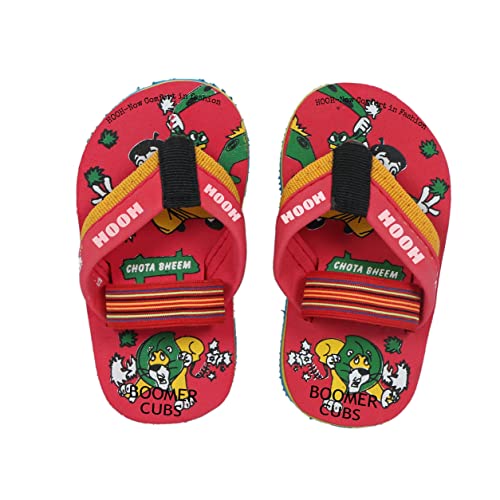 Image of HOOH Kids Cute Cartoon Slippers for 6 Months to 5 Years of Boys and Girls (Backstrap up to 24 Months only)