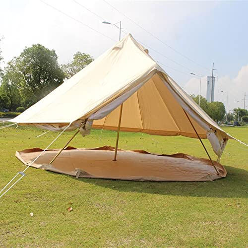 Carpa de campamento familiar impermeable 4 estaciones beige miniatura 5