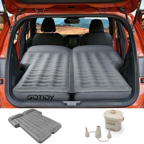 GOTIDY SUV Air Mattress for Car Camping, 300D Oxford Fabric Air Mattress for Subaru, Car Air Pump, Quick Setup - Extra Thick Design SUV Mattress for Subaru Tesla Honda CRV Toyota RAV4 & Large SUVs