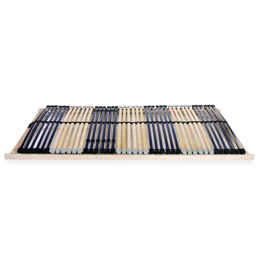 vidaXL Legno Faggio Rete a Doghe 7 Zone con 42 Doghe 100x200cm Struttura Letto