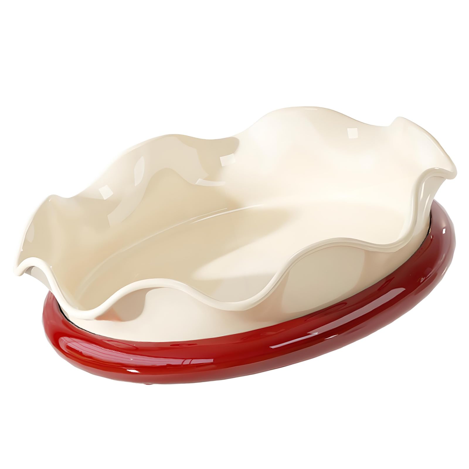Kalttoy Layer Rotating Fruit Tray with Water Draining Feature for Organized Kitchen Counter Fruit Basket