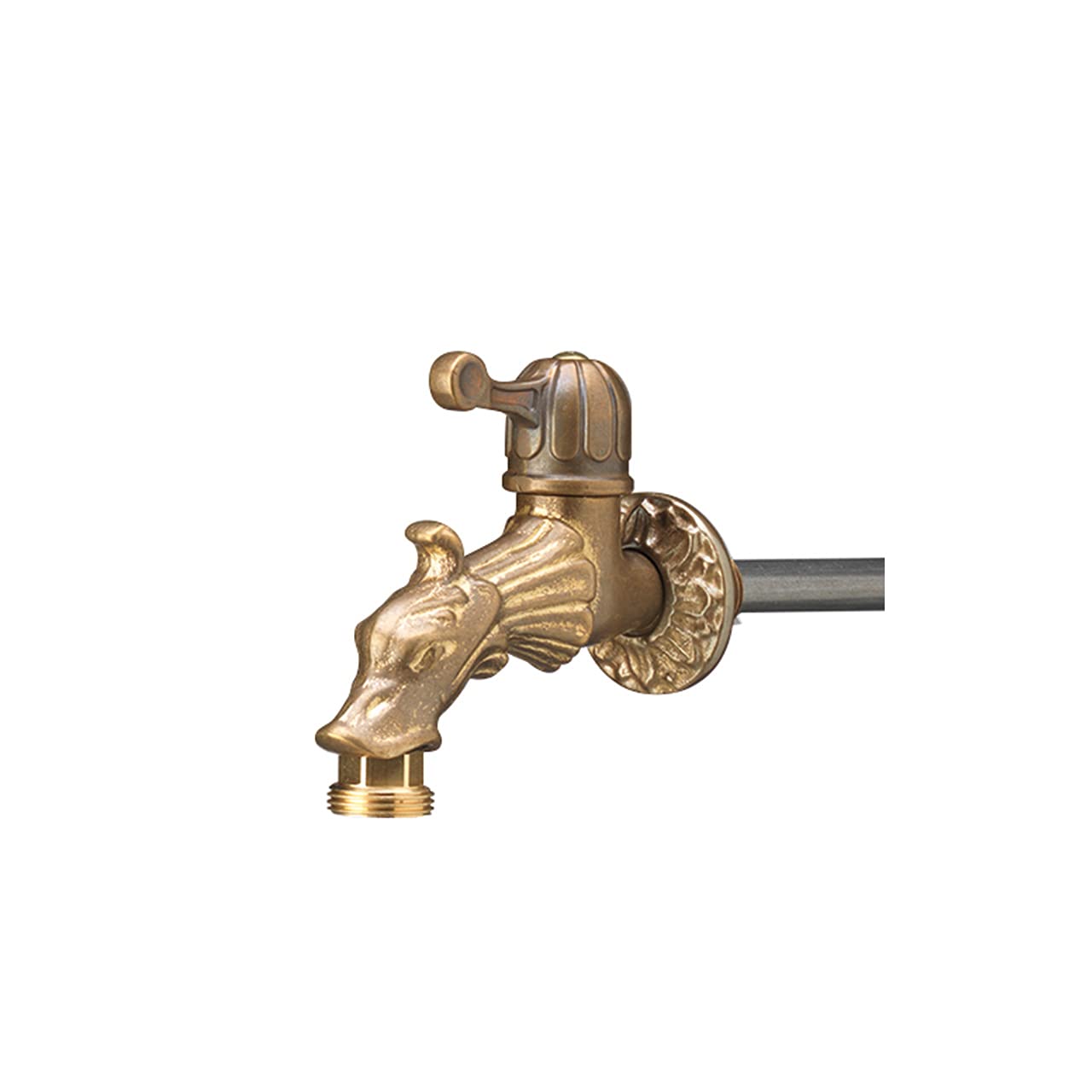 BEL-FER Robinet court en laiton DRAGHETTO 11 cm fontaine jardin