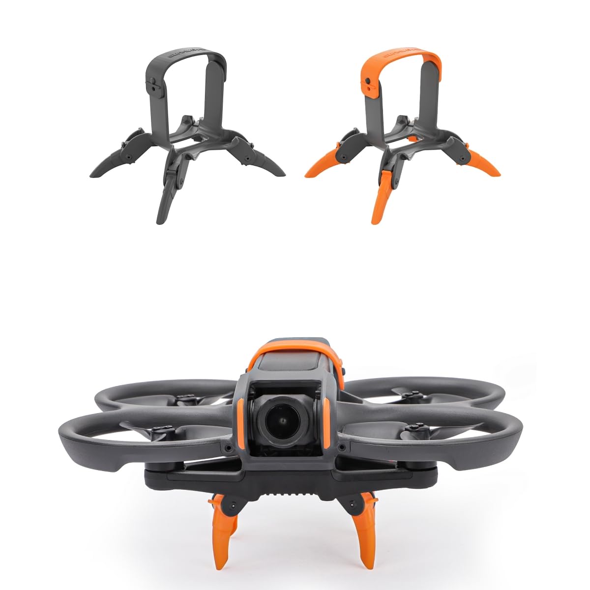 Avata 2 Landing Gear Foldable Extension Leg for DJI Avata 2, Drone Quick Release Adjustable Height Stand Protection Bracket Folding Height Extended Leg Accessory (Grey)
