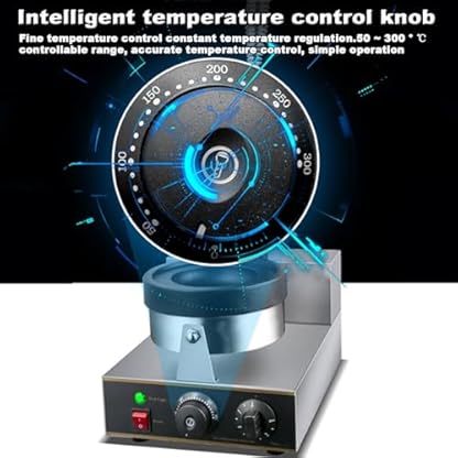 Doppelseitig Beheizter Burger-Maker Burgermaschine, kommerzielles Waffeleisen, elektrische Presse, Temperaturregelung 50–300 °C, doppelseitige Heizung, 5-Minuten-Timer, Bubble Egg Baker, ant – Bild 7