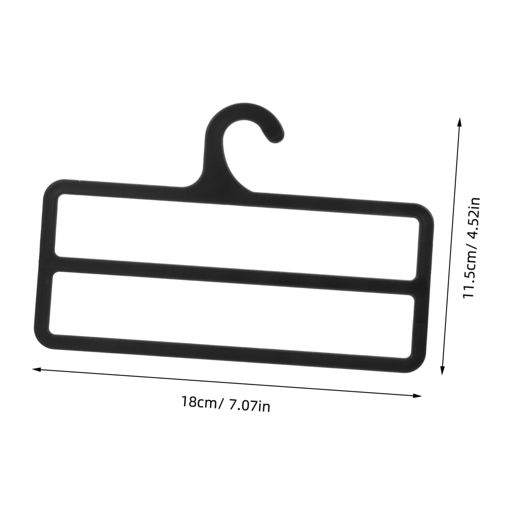 Cabilock Heavy Duty Hanger Set 10pcs Plastic Hangers for Pants Scarf Coat Closet Organizer Wetsuit Cleaner Easy to Clean