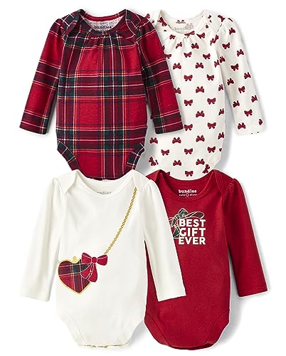 Image of The Children's Place,Unisex Baby,and Newborn Everyday Long Sleeve Bodysuits