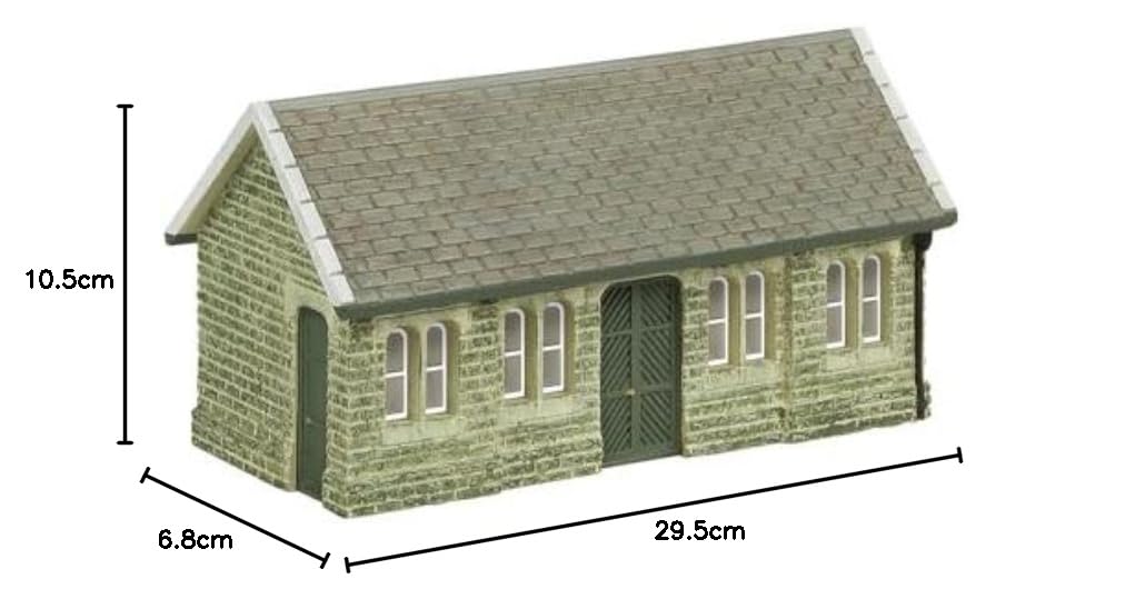 Hornby TT9003 Salle d'ATTente Settle et Carlisle, Bâtiment de Modélisme Ferroviaire TT, Accessoires de Train Miniature pour Ajouter des Paysages, des Dioramas, des Bois, des Bâtiments Échelle 1:120