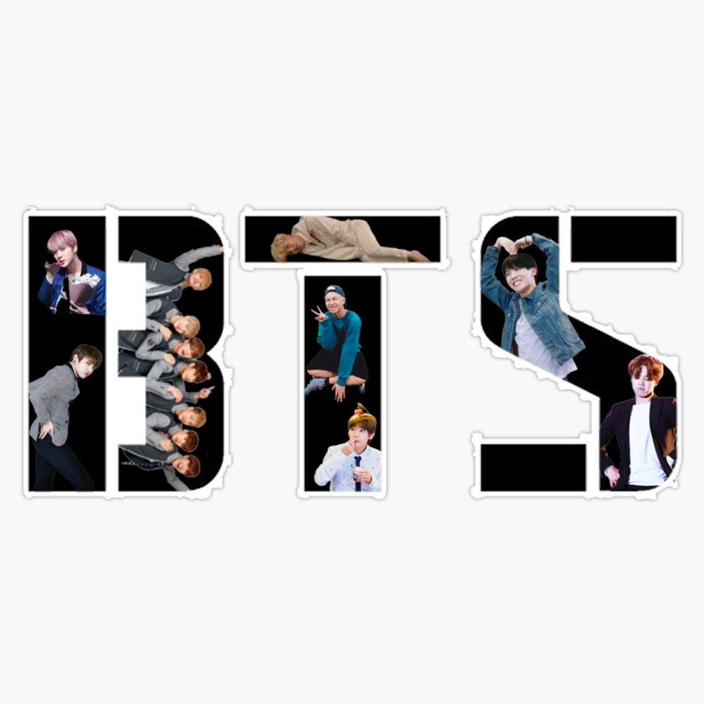 BTS Members Logo Sticker Decal Bumper Sticker 5"