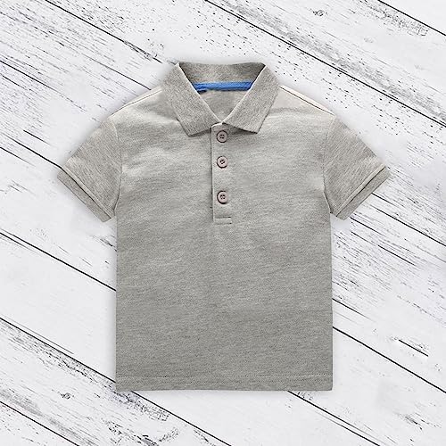 Boys Infant and Toddler Organi𝚌 Cotton Short Sleeve Crew Neck T-Shirts Toddler Layering Tee Tops Cotton Tees3