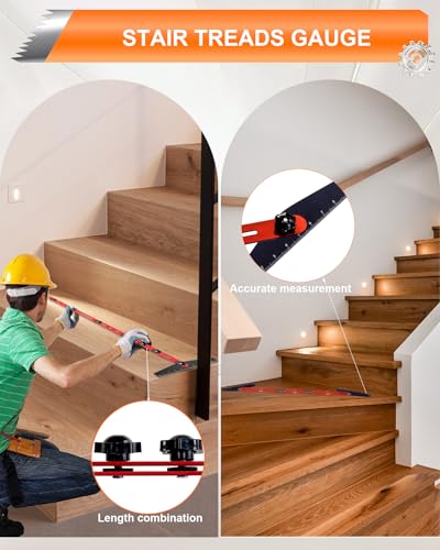 AXIUM Aluminum Stair Measuring Tool