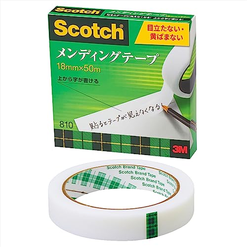 【新品未開封・大量特売】スコッチ @！テープ 18mm幅 47巻セット Amazon.co.jp: 3M スコッチ テープ メンディングテープ 18mm×50m 大巻
