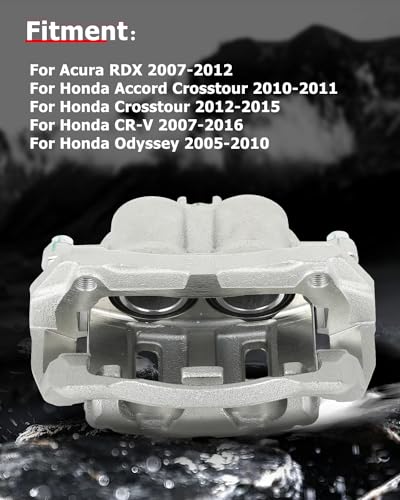 Image of cciyu Front Left Brake Caliper Assembly w /Bracket 19B2958 For Acura For RDX,For Honda For Accord Crosstour /For Crosstour /For CR-V /For Odyssey