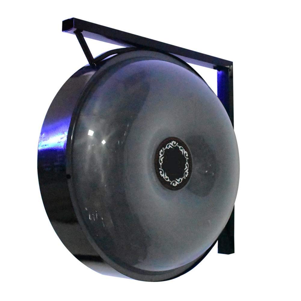 Pole Light, 17"/23 Windmill Style Barber Pole Light Illuminante Rotante LED Rosso Bianco Strisce Blu Lampada da Parete per Parrucchiere Negozio di Barbiere Segno 45 * 45 cm
