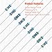JX-E 1350-Pcs Precision Resistor Kit, 50 Values from 0 Ohm to 5.6M Ohm, 1% Tolerance, 1/4W Metal Film for Electronics & Circuits