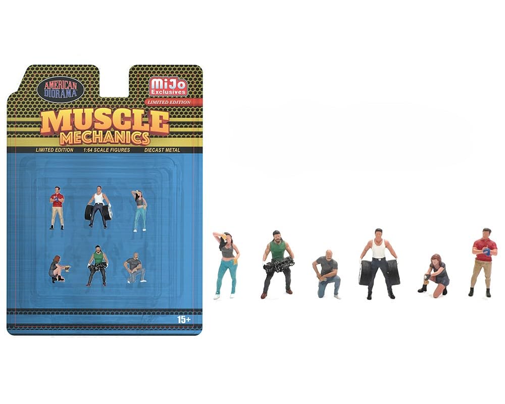 Amazon.co.jp: アメリカン ジオラマ 1/64 フィギア マッスル