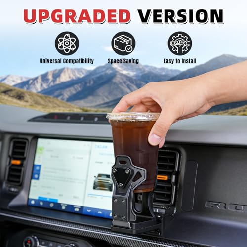 Portavasos para Ford Bronco 2021-2026, Ajustable y Removible miniatura 4