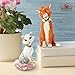 Enesco Disney Traditions by Jim Shore The Aristocats Duchess Smiling Miniature Figurine, 3.74 Inch, Multicolor